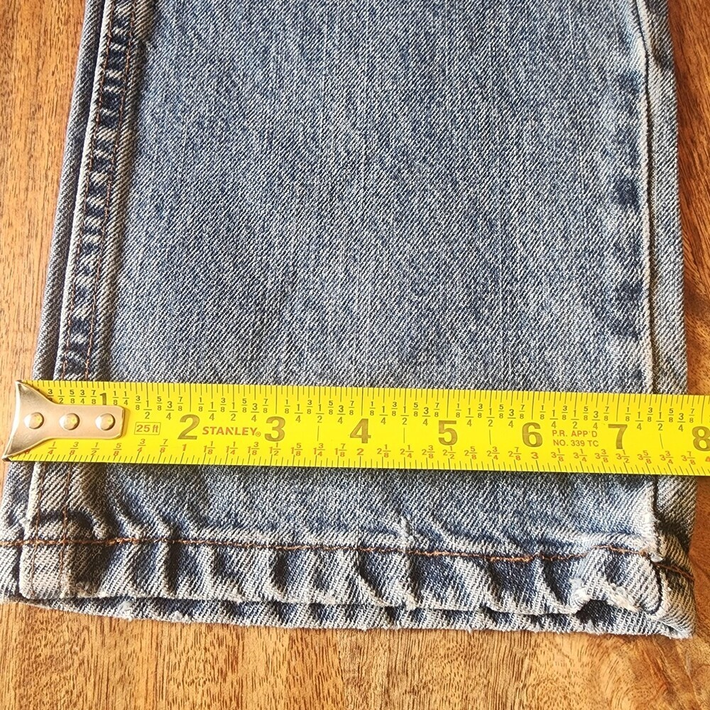 Harley-Davidson Jeans Womens 6 Petite Blue Medium Wash High Rise Straight Denim - Picture 14 of 14